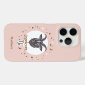 名前をカスタムする〔占星術の〕十二宮図標識山羊座 Case-Mate iPhoneケース (裏面 (横))
