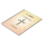 名前をカスタムする、叙位十周年 ノートブック (左側)