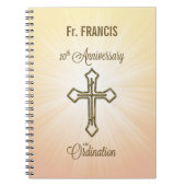 名前をカスタムする、叙位十周年 ノートブック (正面)