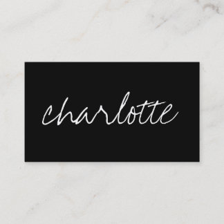 名前をカスタムする 名刺