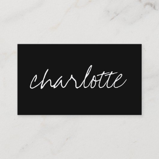 名前をカスタムする 名刺 (正面)