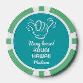 名前をカスタムする・場所・色釈迦 ポーカーチップ (正面)