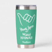 名前をカスタムする・場所・色釈迦 保温保冷タンブラー (背面)