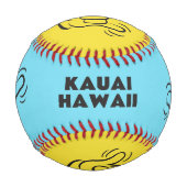 名前をカスタムする・場所・色釈迦 野球ボール (裏面)