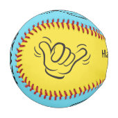 名前をカスタムする・場所・色釈迦 野球ボール (正面左)