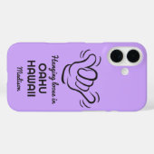 名前をカスタムする・場所・色釈迦 Case-Mate iPhoneケース (裏面 (横))