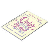 名前をカスタムする/対象先生鑑賞贈 ノートブック (左側)