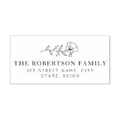 名前をカスタムする |差出人住所スタンプ セルフインキングスタンプ (デザイン)