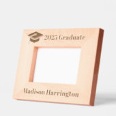 名前をカスタムする&年間卒業 レーザー彫刻フレーム (左)