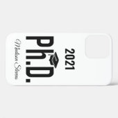 名前をカスタムする、年、カラー博士号の電話番号ケース Case-Mate iPhoneケース (裏面 (横))