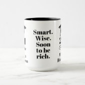 名前をカスタムする、年、文字卒業マグカップ マグカップ (中央)