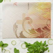 名前をカスタムする&年、第60期聖職者 キッチンタオル (折り畳み)