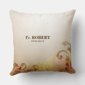 名前をカスタムする&年、第60期聖職者 クッション (裏面)