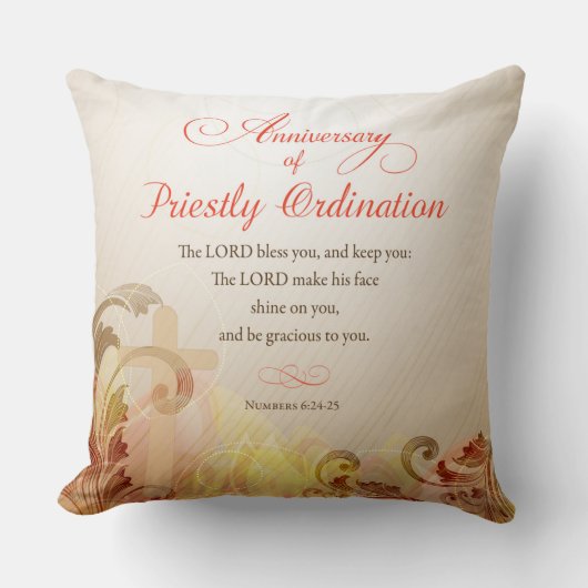名前をカスタムする&年、第60期聖職者 クッション (正面)