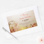 名前をカスタムする&年、第60期聖職者 長方形シール (封筒)