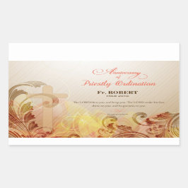 名前をカスタムする&年、第60期聖職者 長方形シール