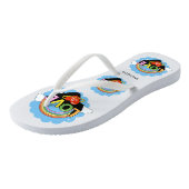 名前をカスタムする「愛は愛」 ビーチサンダル (アングル)