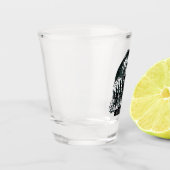 名前をカスタムする"戦い死んだ"ゾンビの小グラス ショットグラス (左)