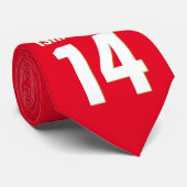 名前をカスタムする、数値、色。スポーツファン ネクタイ (ロール)