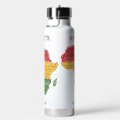 名前をカスタムする&文字アフリカ ウォーターボトル (右面)