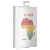 名前をカスタムする&文字アフリカ フラスク (右)