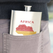 名前をカスタムする&文字アフリカ フラスク (インサイチュ)