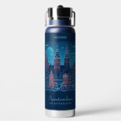 名前をカスタムする/文字アムステルダム ウォーターボトル (背面)