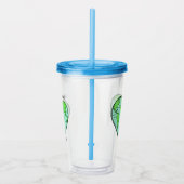 名前をカスタムする&文字アースラブタンブラー アクリルタンブラー (右)