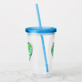 名前をカスタムする&文字アースラブタンブラー アクリルタンブラー (左)