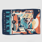 名前をカスタムする&文字イタリア ゴルフタオル (横)