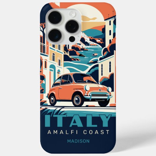 名前をカスタムする&文字イタリア Case-Mate iPhoneケース (裏面)