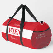 名前をカスタムする&文字ウィーン – ウィーン ダッフルバッグ (右コーナー)