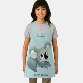 名前をカスタムする&文字キュートコアラ エプロン (インサイチュ)