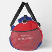 名前をカスタムする&文字キューバ国旗 ダッフルバッグ (右)