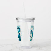 名前をカスタムする&文字ギリシャ アクリルタンブラー (左)