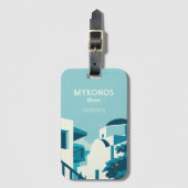 名前をカスタムする&文字ギリシャ ラゲッジタグ (正面縦)