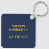 名前をカスタムする/文字ケープコッドマサチューセッツ キーホルダー (裏面)