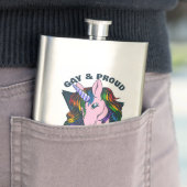 名前をカスタムする&文字ゲイユニコーン フラスク (インサイチュ)