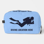 名前をカスタムする&文字スキューバダイビング ドップキット (正面)
