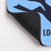 名前をカスタムする&文字スキューバダイビング マウスパッド (コーナー)