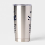 名前をカスタムする&文字スキューバダイビング 保温保冷タンブラー (右面)