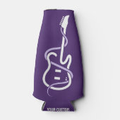 名前をカスタムする&文字スタイライズドギター ボトルクーラー (正面)