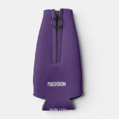 名前をカスタムする&文字スタイライズドギター ボトルクーラー (裏面)