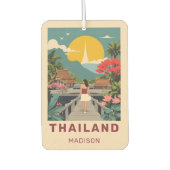 名前をカスタムする/文字タイ カーエアーフレッシュナー (正面)