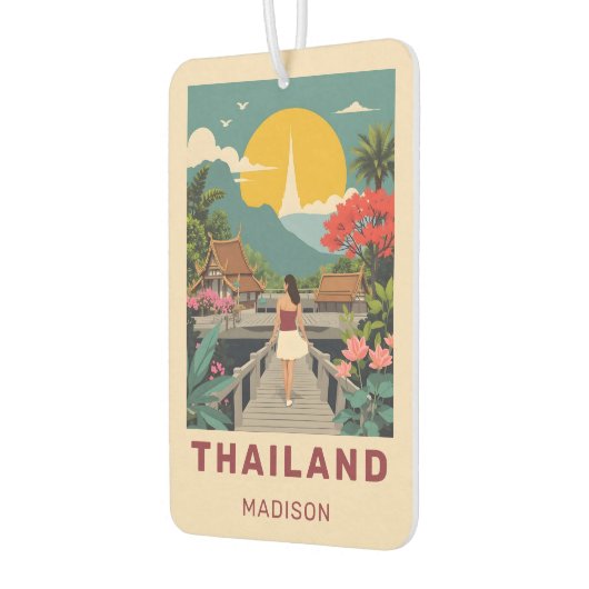 名前をカスタムする/文字タイ カーエアーフレッシュナー (左)