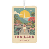 名前をカスタムする/文字タイ カーエアーフレッシュナー (裏面)