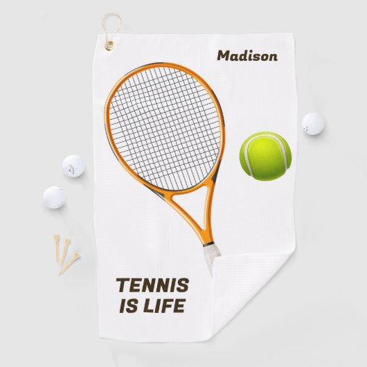 名前をカスタムする&文字テニス ゴルフタオル (インサイチュ)
