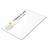 名前をカスタムする&文字テニス ノートパッド (アングル)