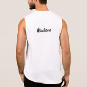 名前をカスタムする&文字トゥーカンイラストレーション Tシャツ (裏面)