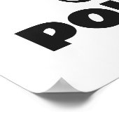 名前をカスタムする&文字トランプのポーカー/カジノ ポスター (角)